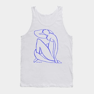 Blue Nude IV by Matisse Tank Top